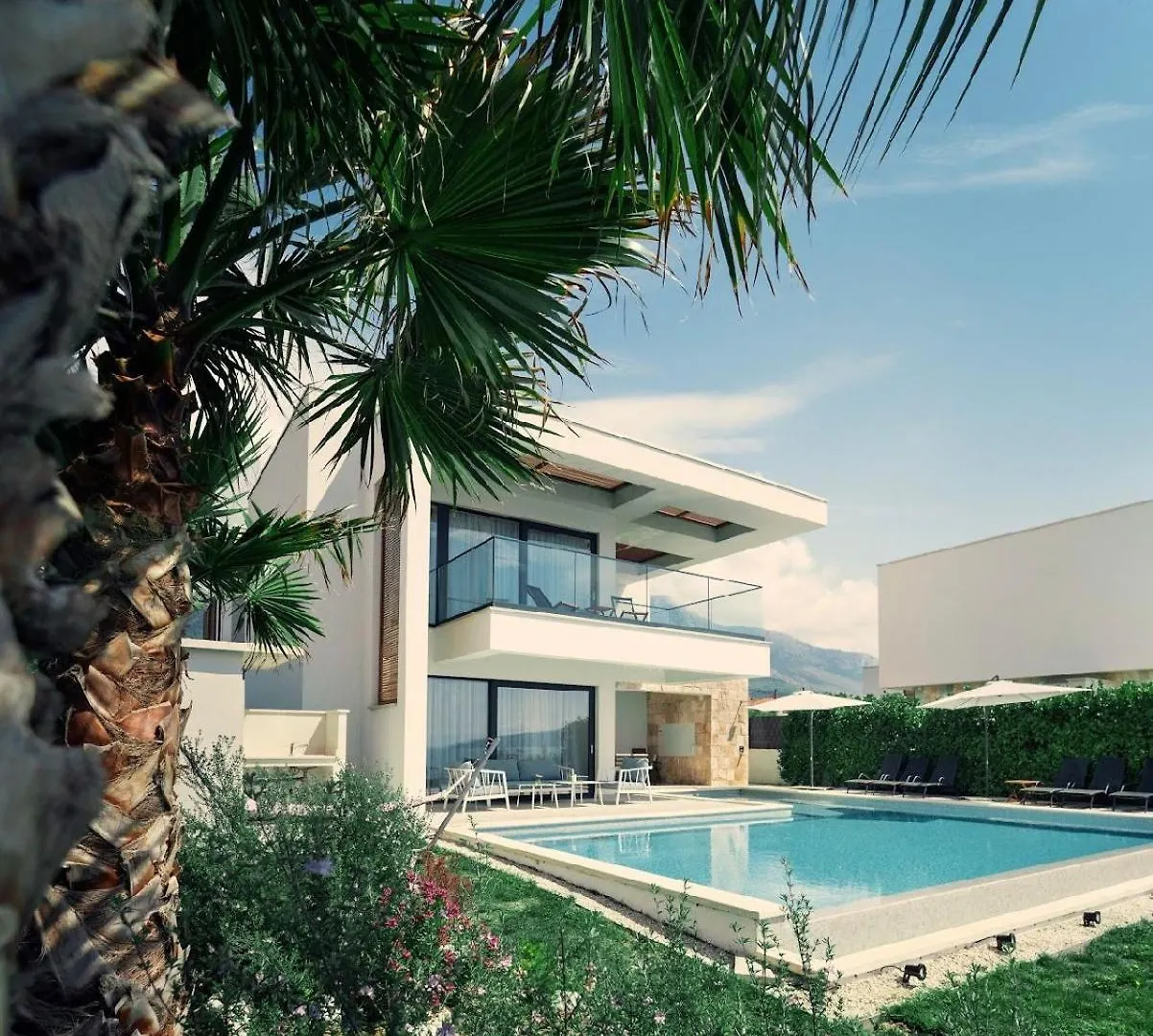 Villa Sea Star Luksuzna Vila Uz More S Infinity Bazenom Kastel Kambelovac Kastela